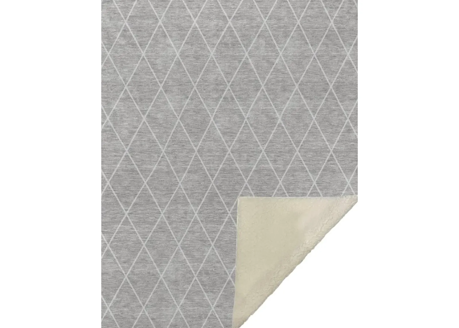 Dalyn Rug Company Hatay Gray 50''x70'' Style 13 Throw Blanket