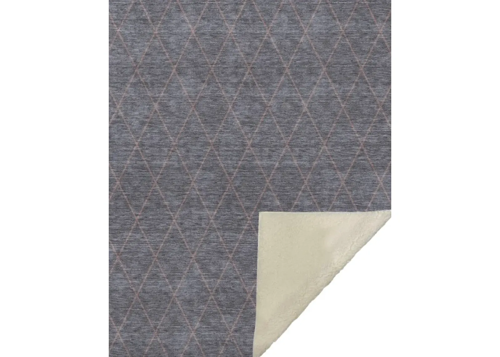 Dalyn Rug Company Karaj Gray 50''x70'' Style 3 Throw Blanket