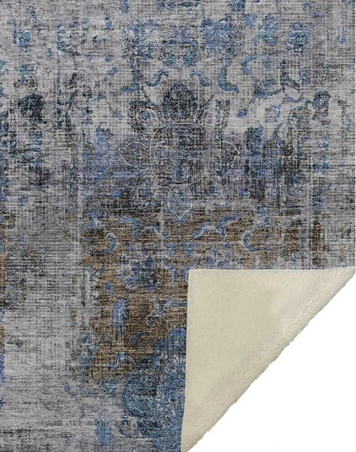 Dalyn Rug Company Karaj Blue 50''x70'' Style 1 Throw Blanket