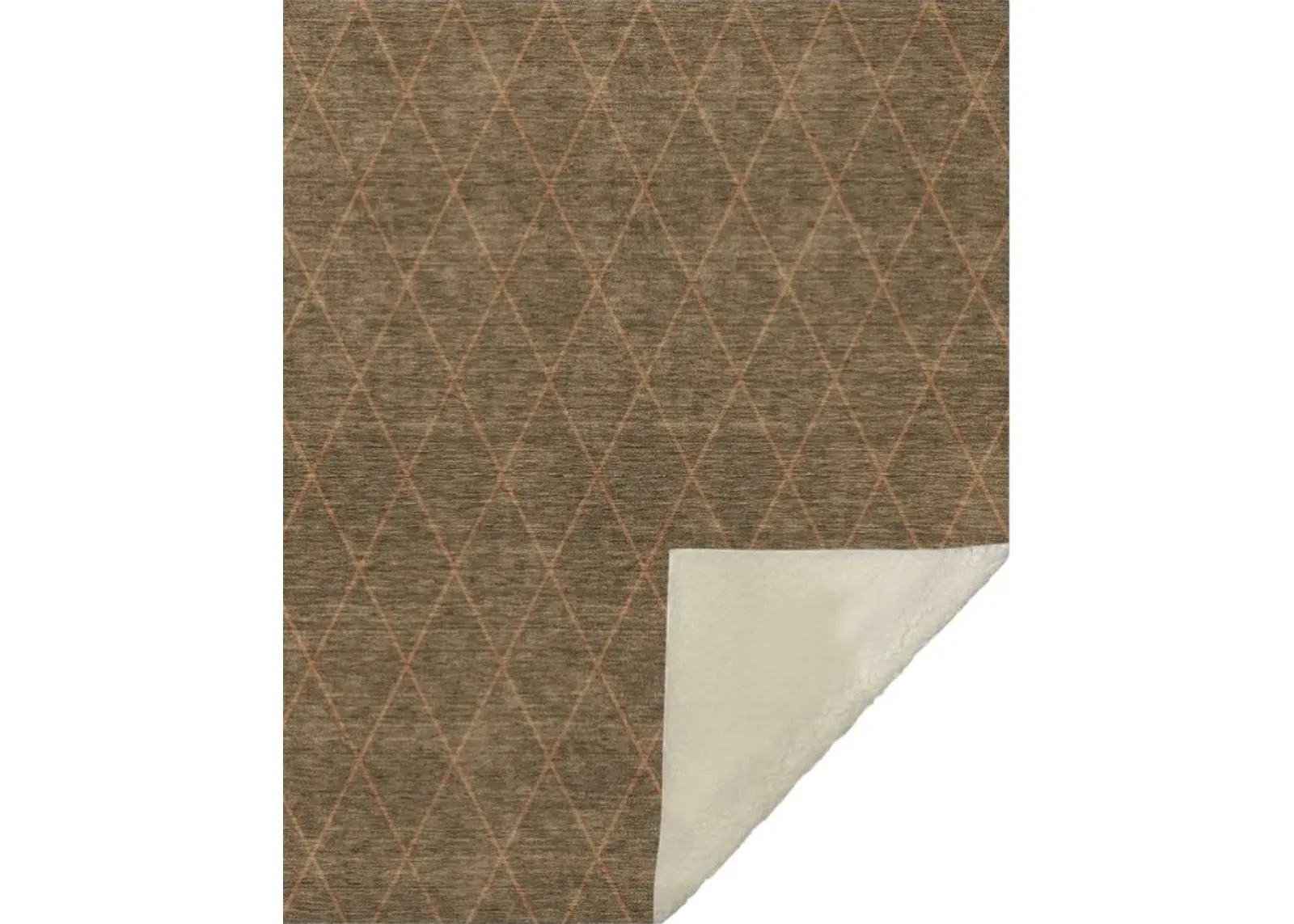 Dalyn Rug Company Karaj Brown 50''x70'' Style 3 Throw Blanket