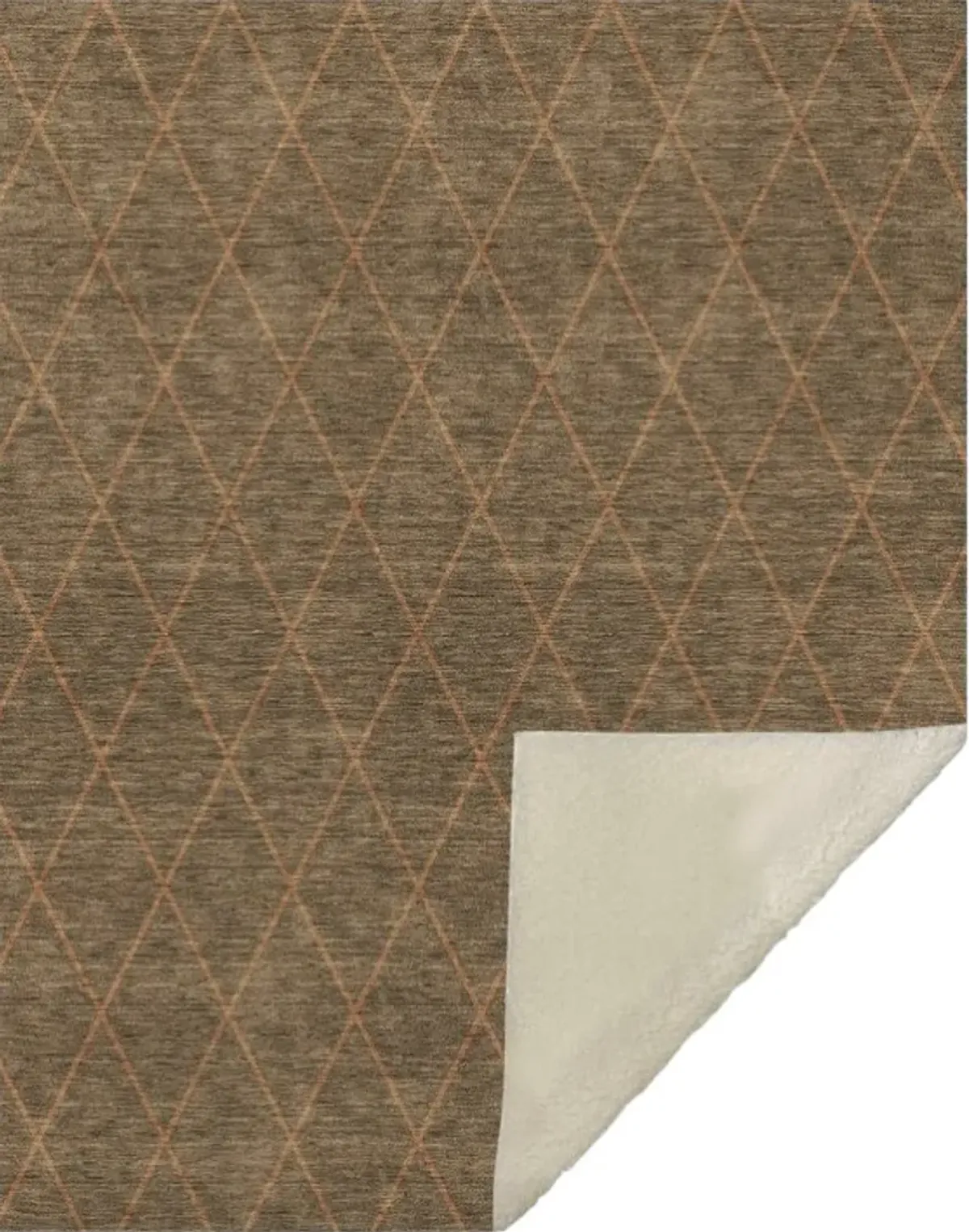 Dalyn Rug Company Karaj Brown 50''x70'' Style 3 Throw Blanket