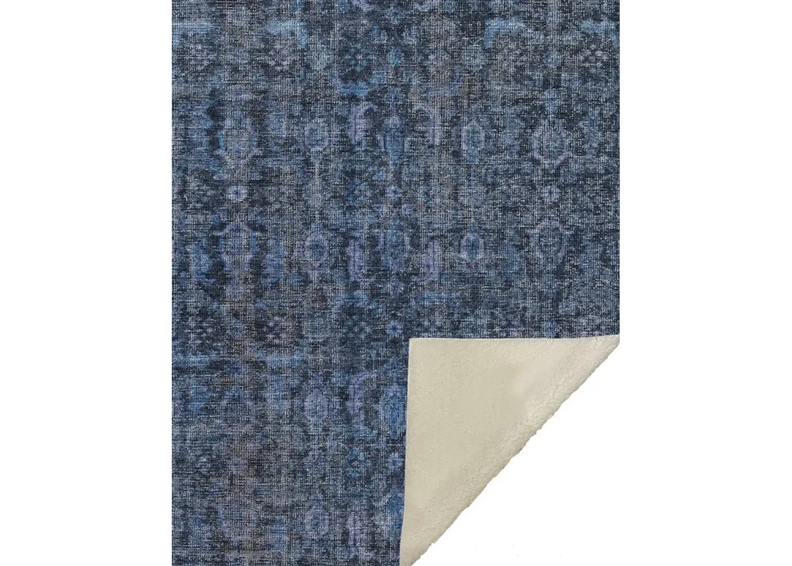 Dalyn Rug Company Karaj Blue 50''x70'' Style 2 Throw Blanket