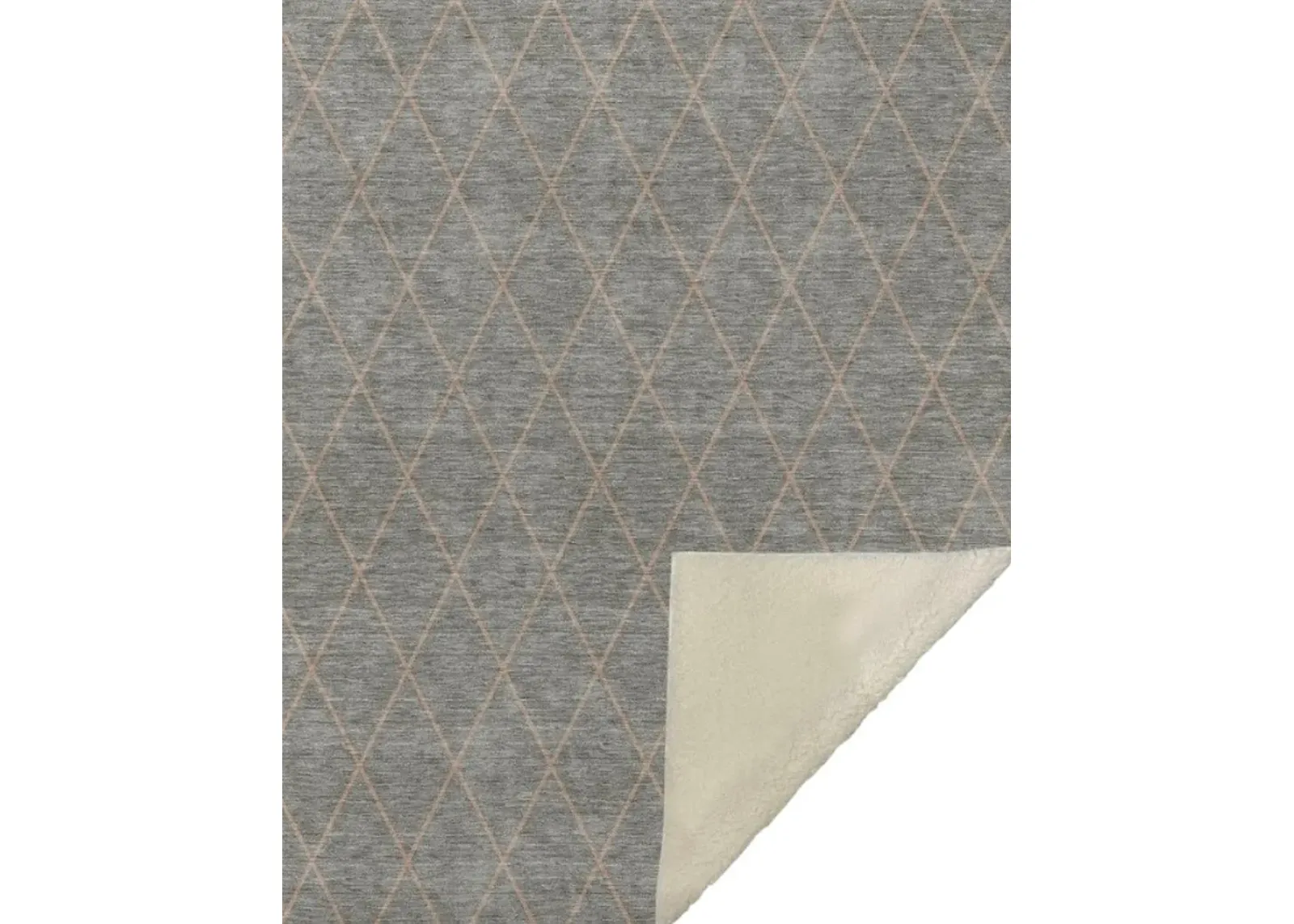 Dalyn Rug Company Karaj Gray 50''x70'' Style 4 Throw Blanket