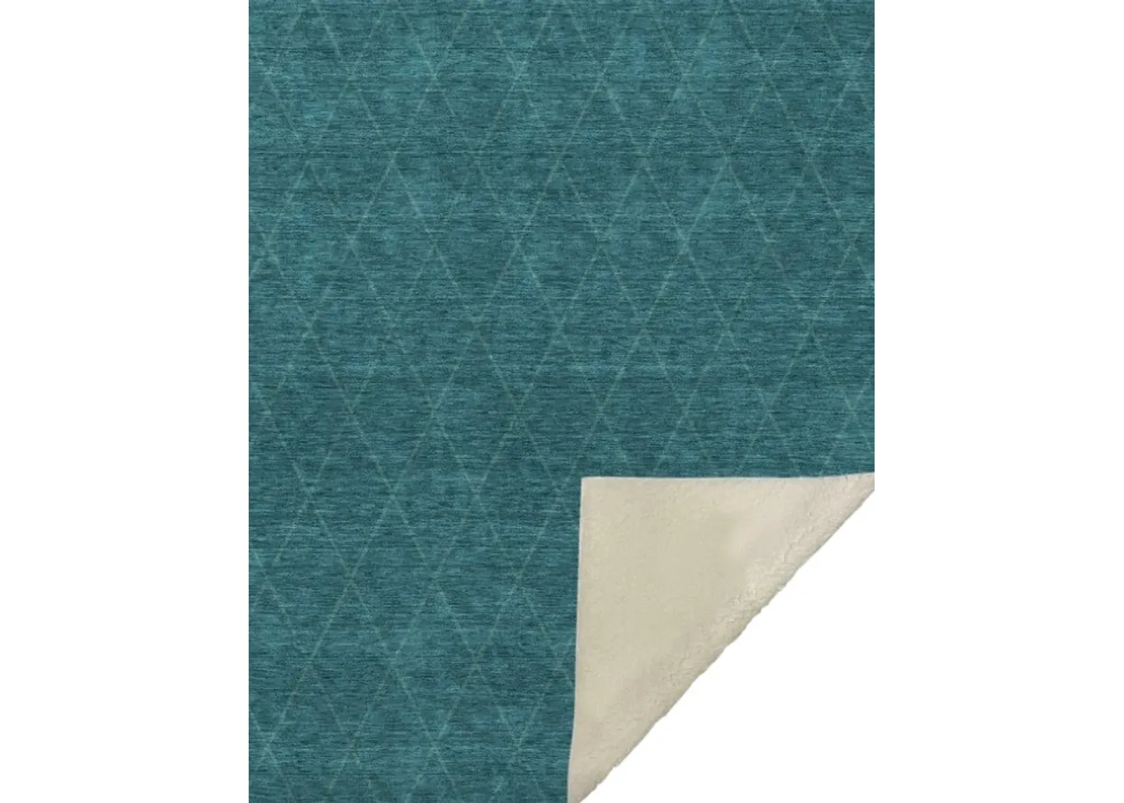 Dalyn Rug Company Karaj Teal 50''x70'' Style 1 Throw Blanket