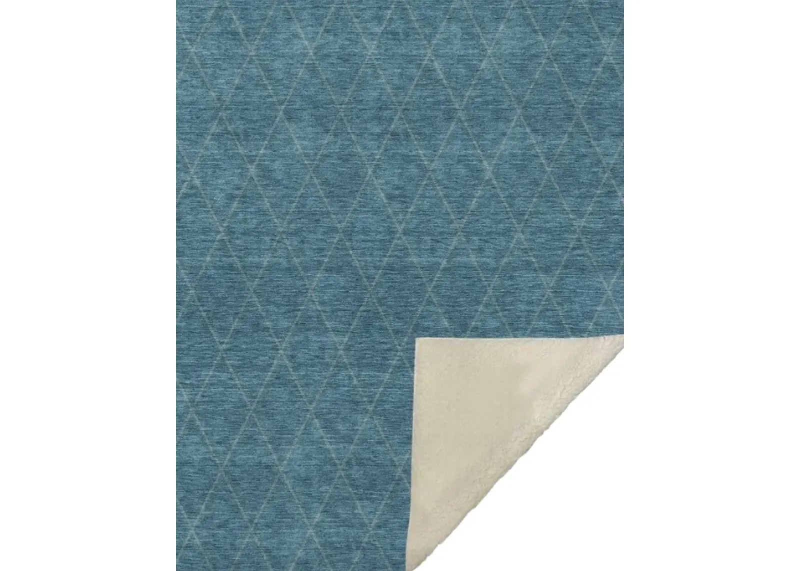 Dalyn Rug Company Karaj Teal 50''x70'' Style 2 Throw Blanket