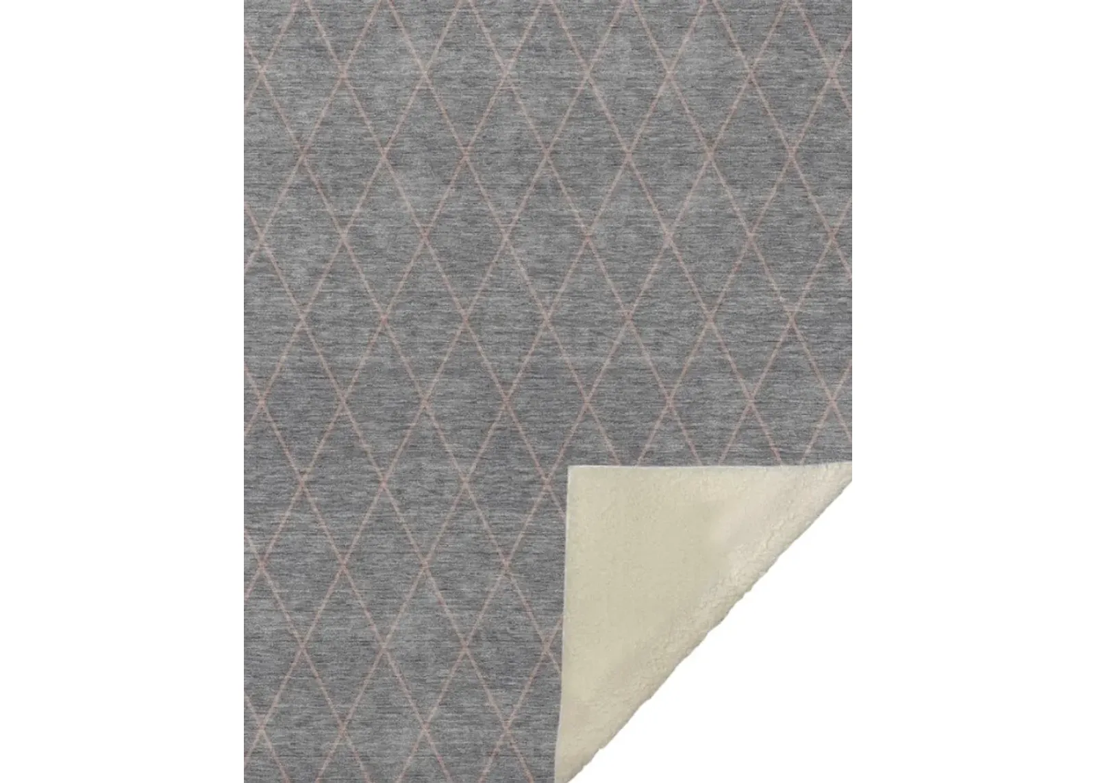 Dalyn Rug Company Karaj Gray 50''x70'' Style 6 Throw Blanket