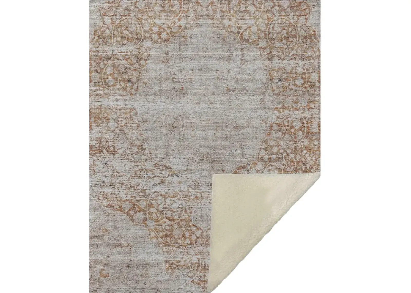 Dalyn Rug Company Karaj Copper 50''x70'' Style 3 Throw Blanket