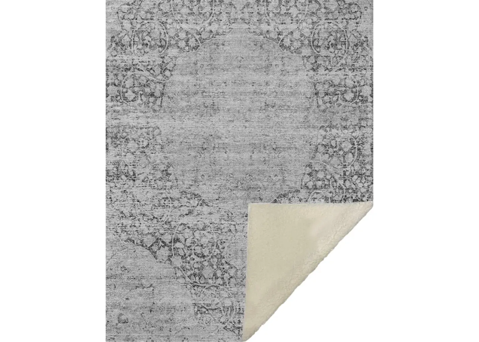 Dalyn Rug Company Karaj Gray 50''x70'' Style 2 Throw Blanket