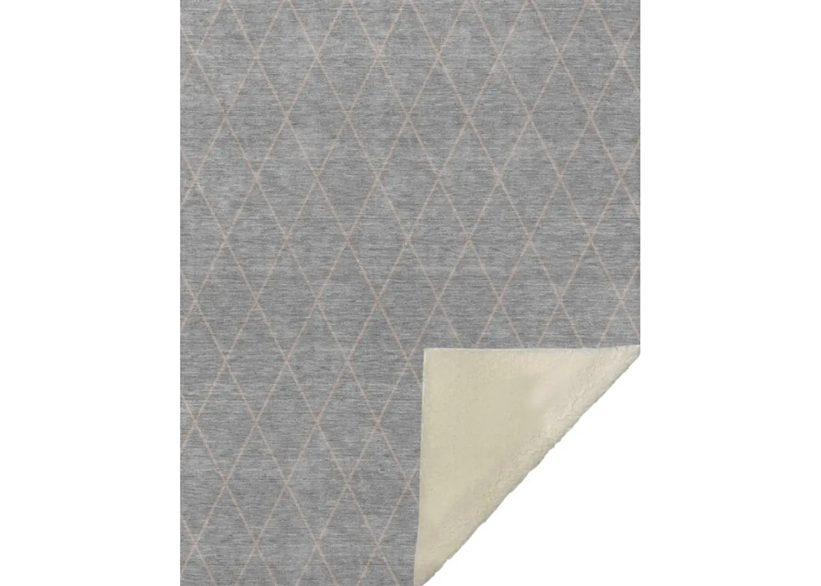 Dalyn Rug Company Karaj Gray 50''x70'' Style 7 Throw Blanket