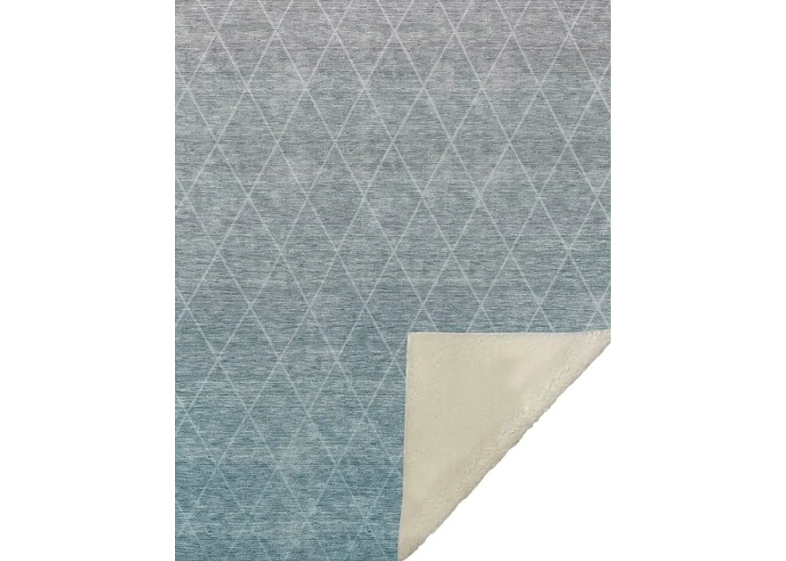 Dalyn Rug Company Lazio Teal 50''x70'' Throw Blanket