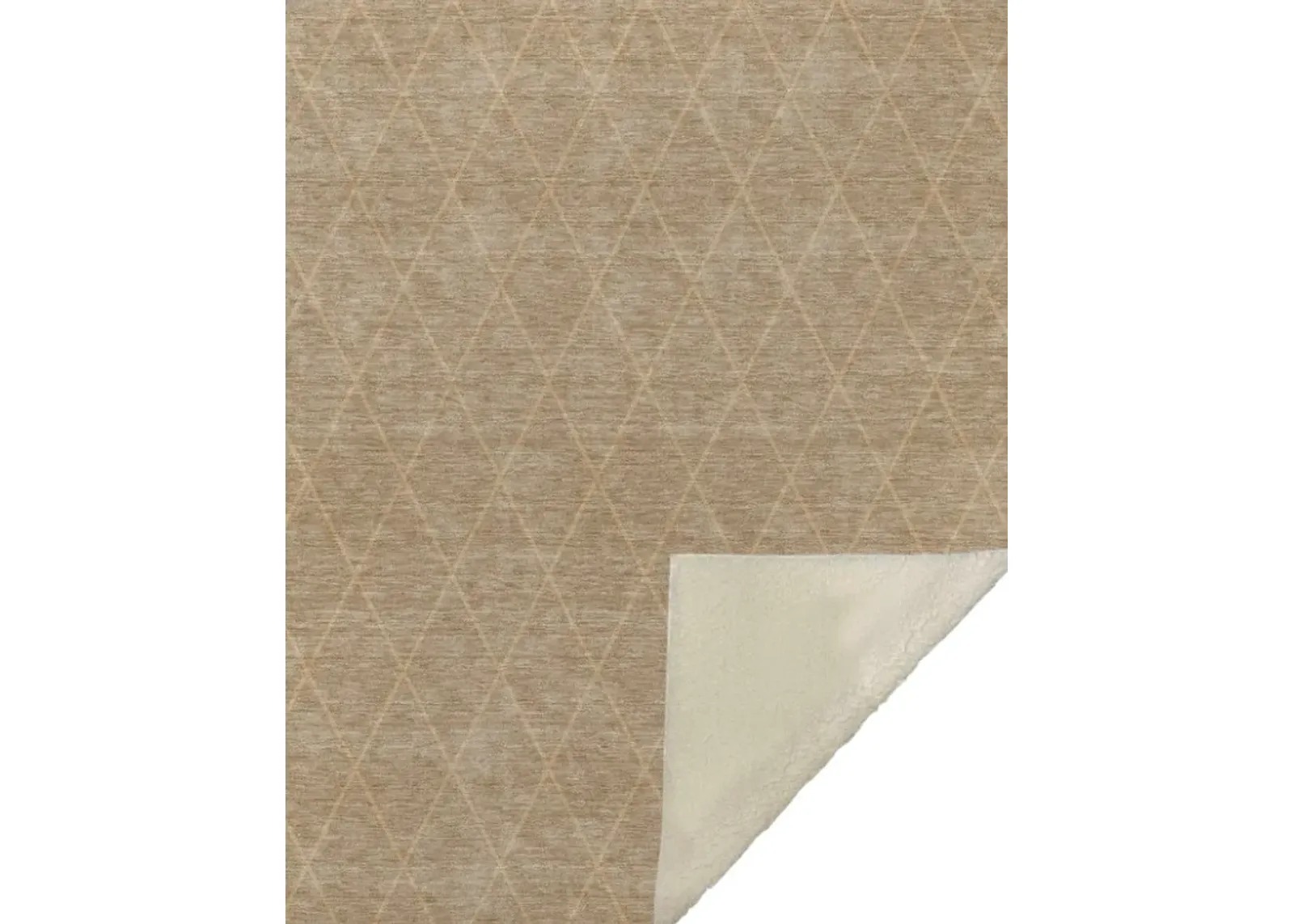 Dalyn Rug Company Nouveau Taupe 50''x70'' Style 5 Throw Blanket