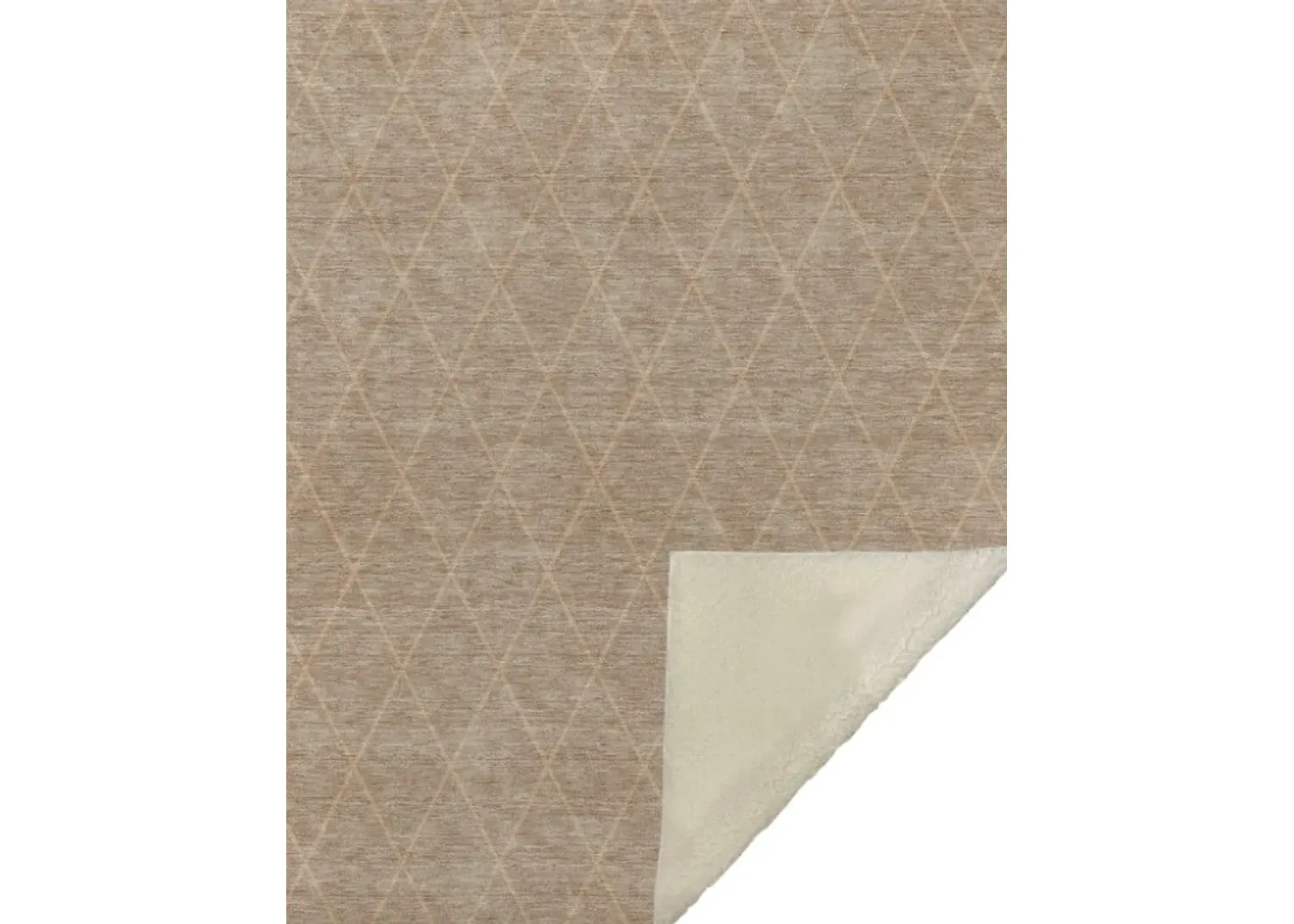 Dalyn Rug Company Nouveau Taupe 50''x70'' Style 6 Throw Blanket