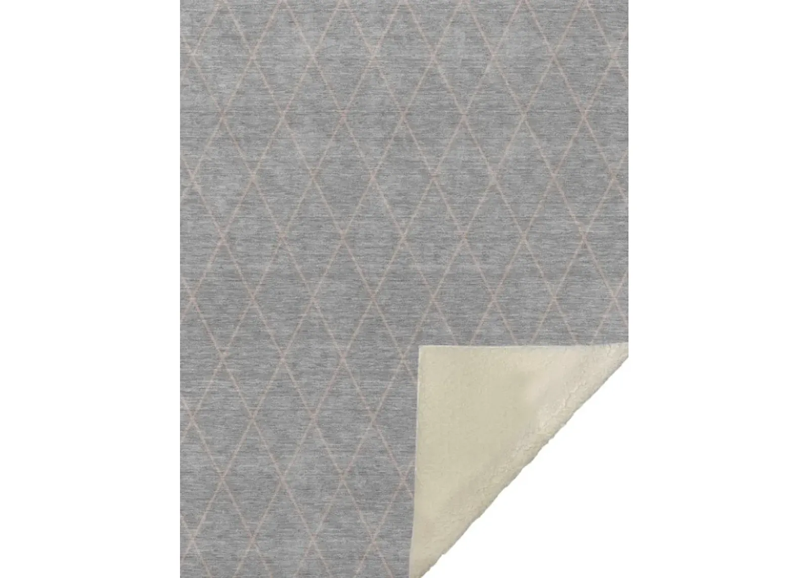 Dalyn Rug Company Nouveau Gray 50''x70'' Style 3 Throw Blanket