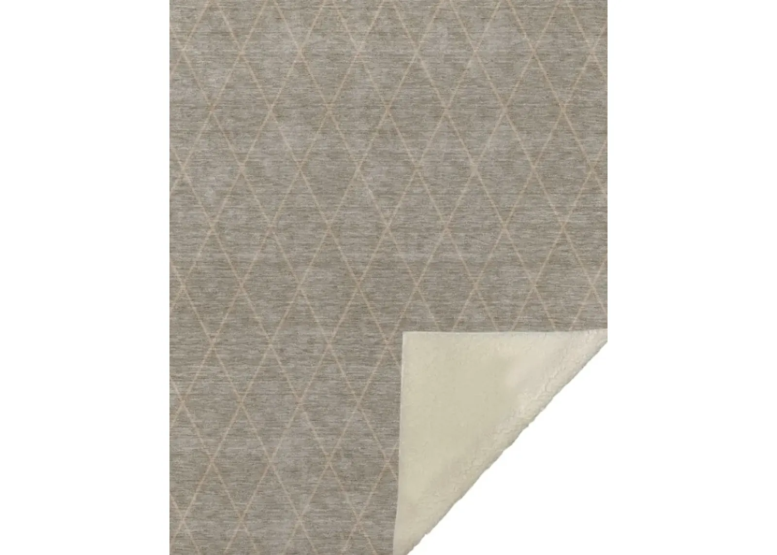 Dalyn Rug Company Nouveau Taupe 50''x70'' Style 8 Throw Blanket