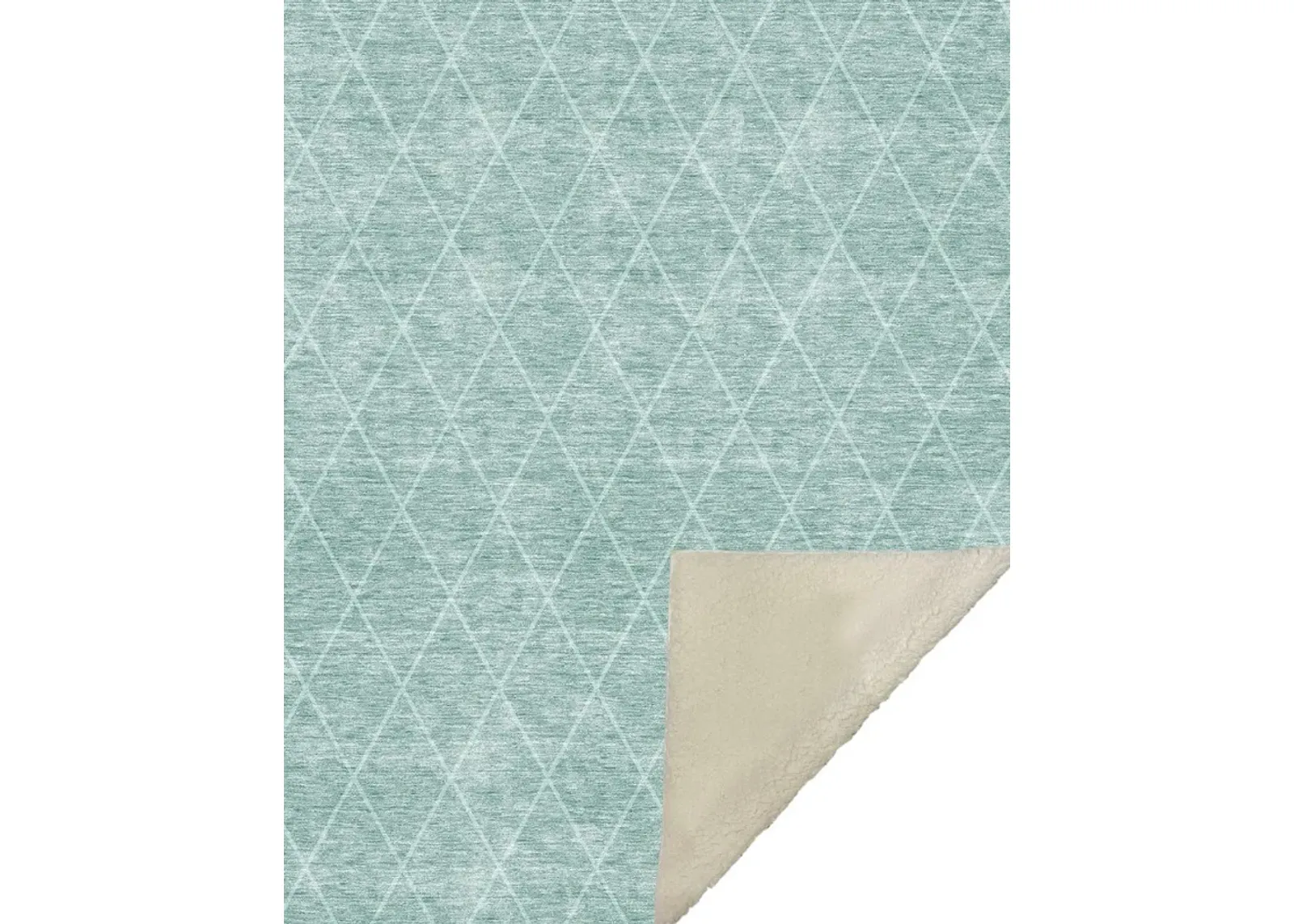 Dalyn Rug Company Odyssey Teal 50''x70'' Style 2 Throw Blanket