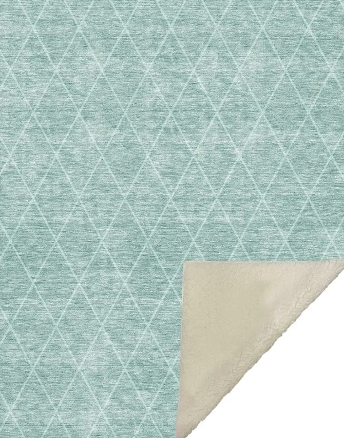 Dalyn Rug Company Odyssey Teal 50''x70'' Style 2 Throw Blanket