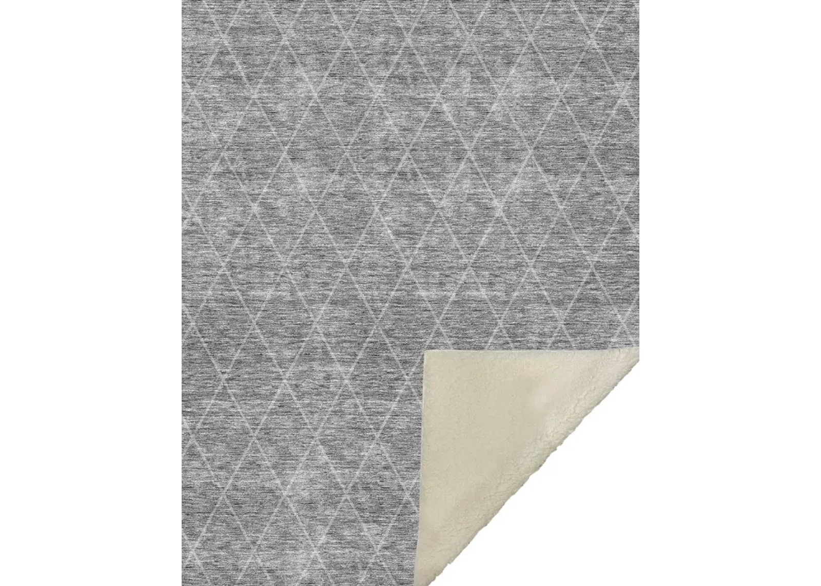 Dalyn Rug Company Odyssey Gray 50''x70'' Style 2 Throw Blanket