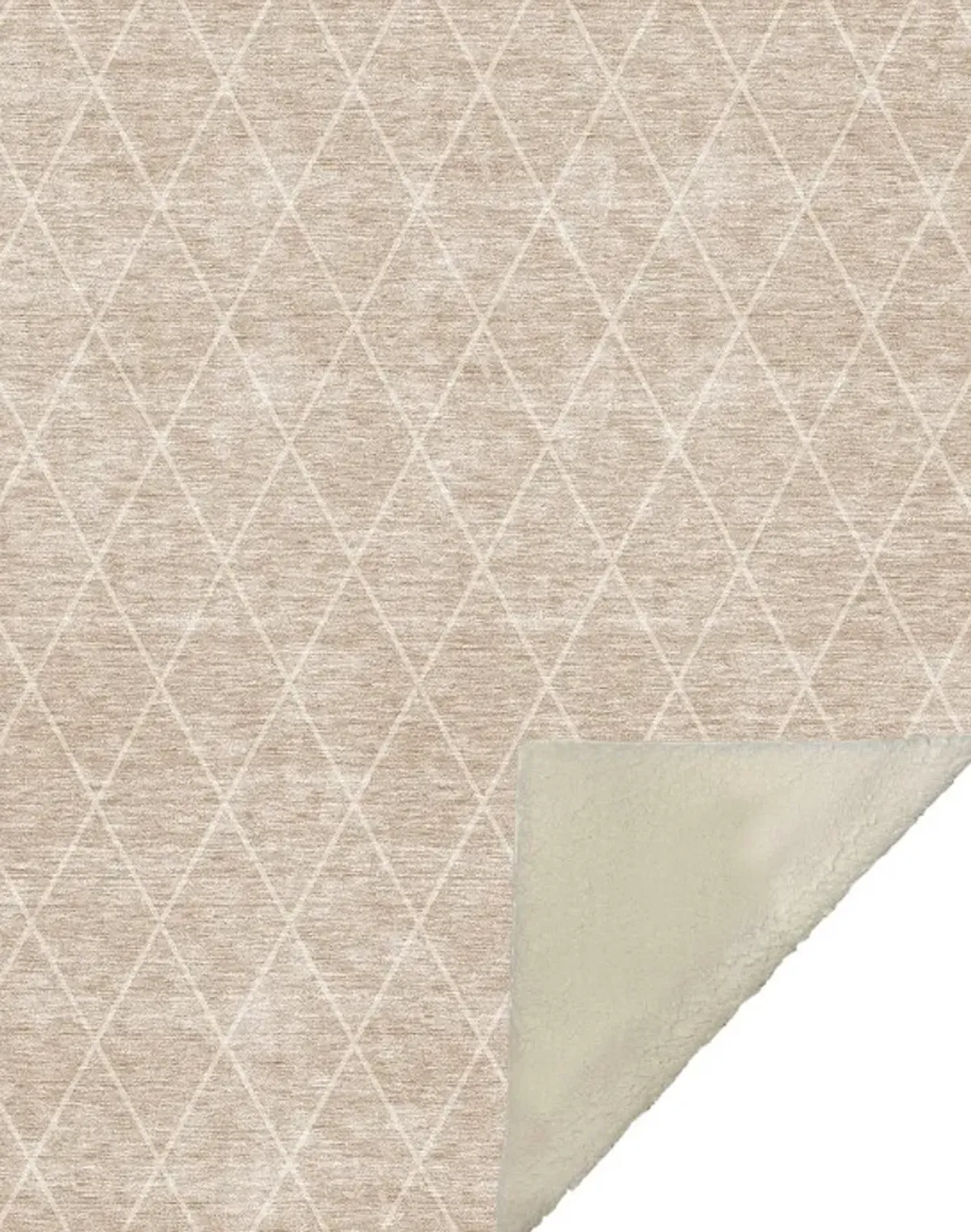 Dalyn Rug Company Odyssey Beige 50''x70'' Style 2 Throw Blanket