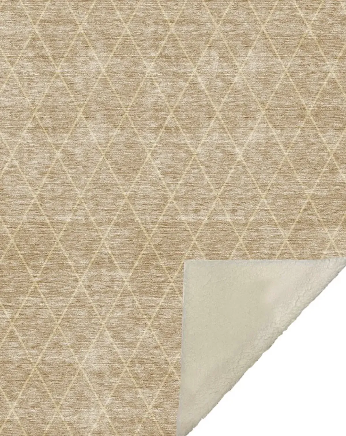 Dalyn Rug Company Odyssey Taupe 50''x70'' Style 7 Throw Blanket