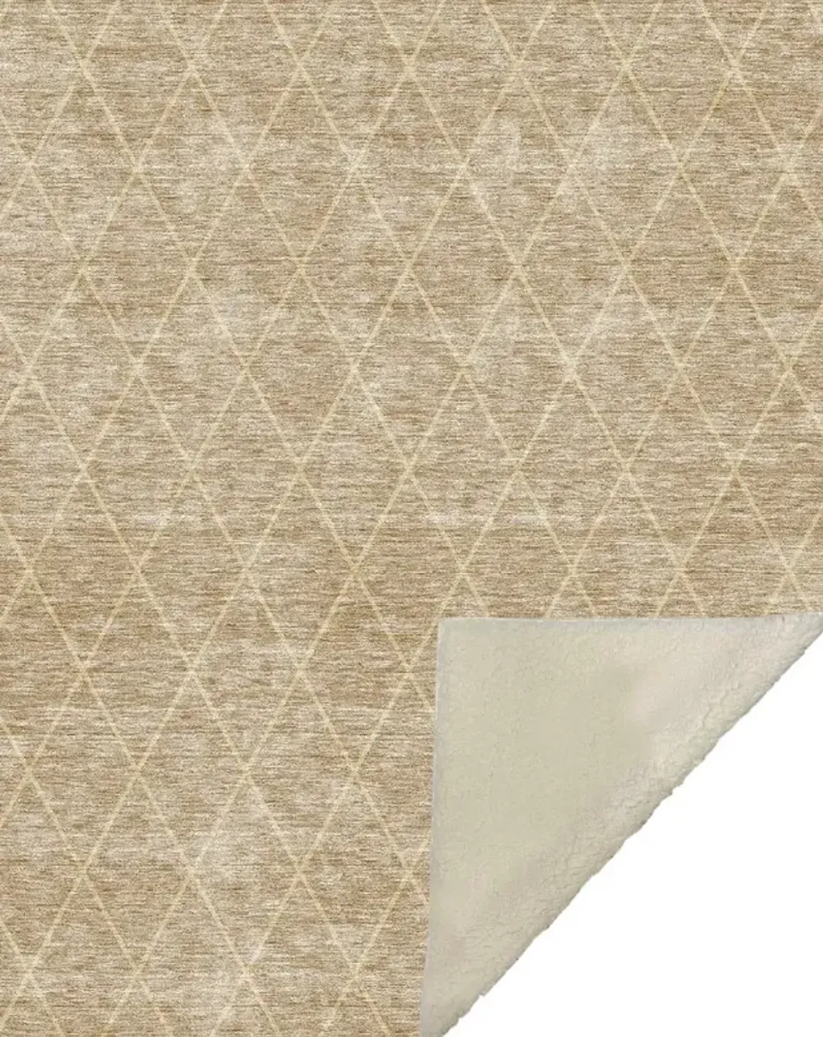 Dalyn Rug Company Odyssey Taupe 50''x70'' Style 7 Throw Blanket