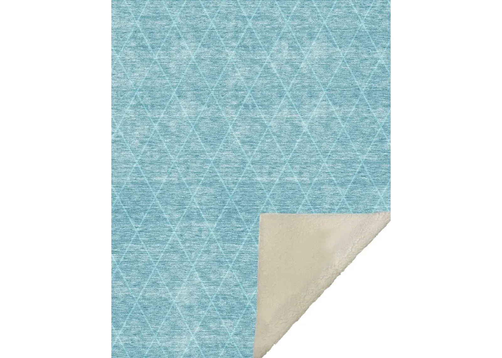 Dalyn Rug Company Odyssey Teal 50''x70'' Style 4 Throw Blanket