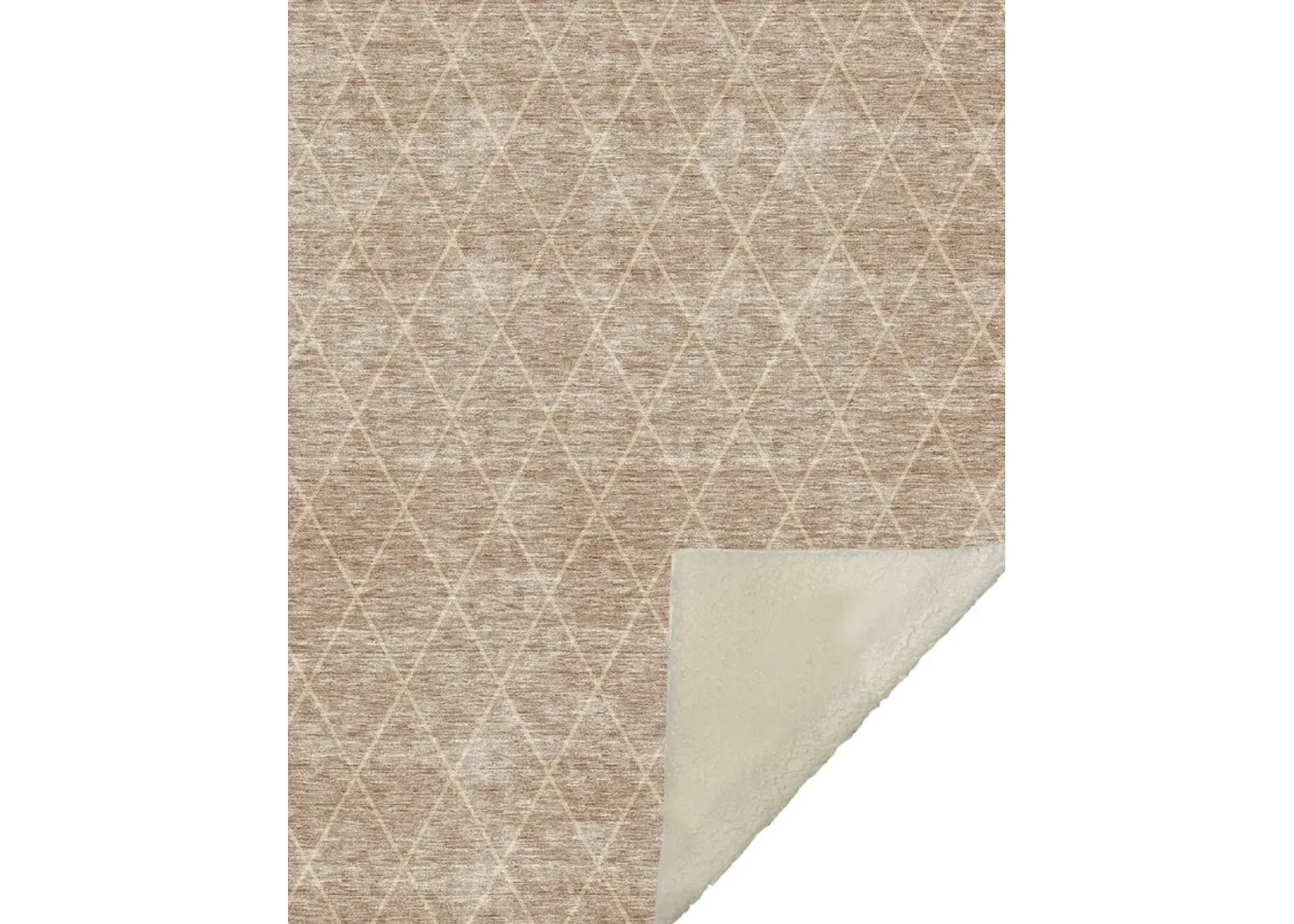 Dalyn Rug Company Odyssey Taupe 50''x70'' Style 9 Throw Blanket