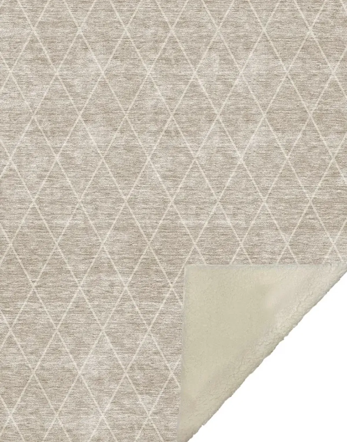 Dalyn Rug Company Odyssey Taupe 50''x70'' Style 10 Throw Blanket