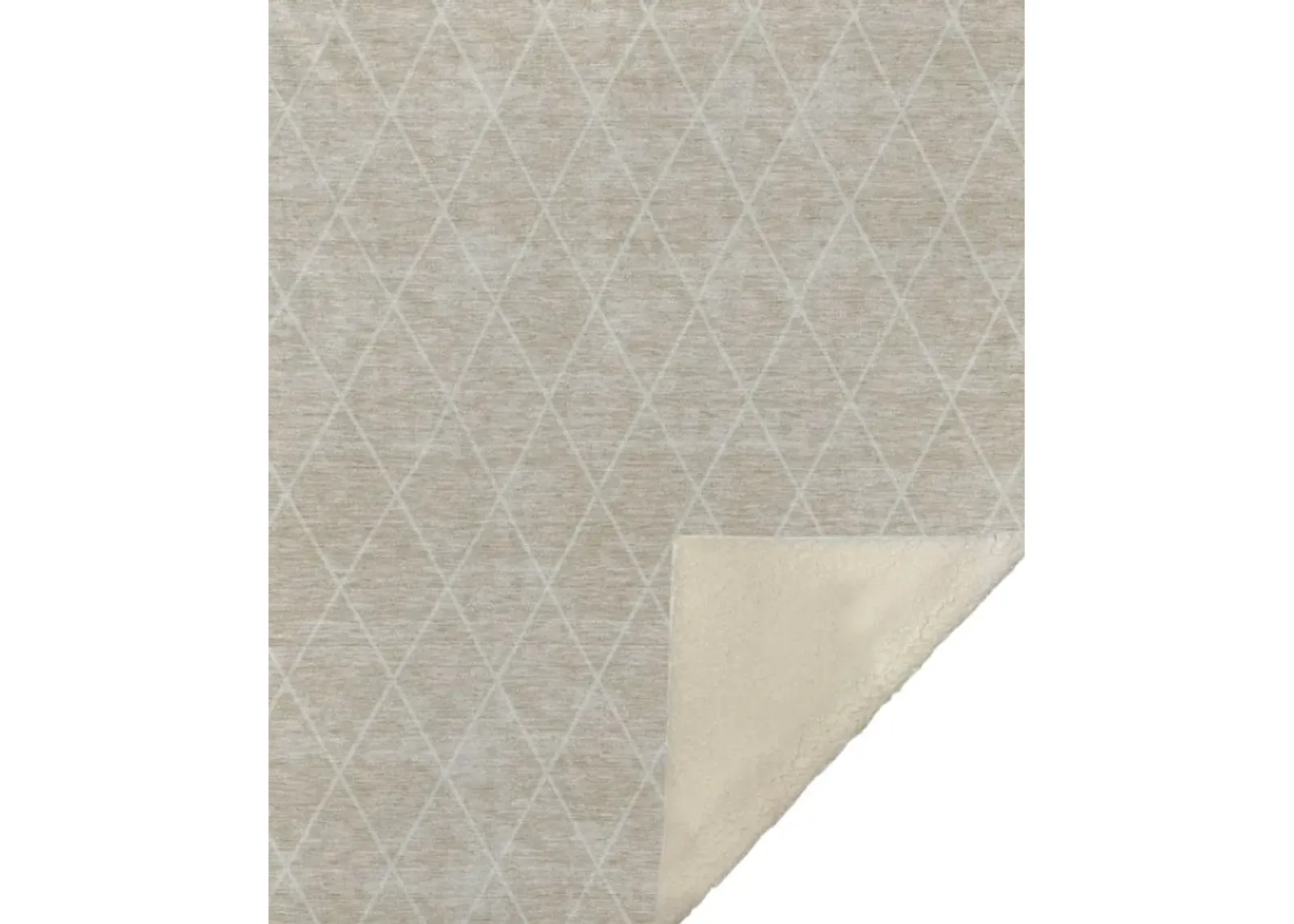 Dalyn Rug Company Trevi Beige 50''x70'' Style 1 Throw Blanket