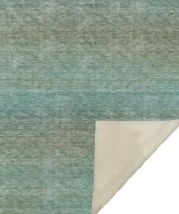 Dalyn Rug Company Trevi Teal 50''x70'' Style 1 Throw Blanket