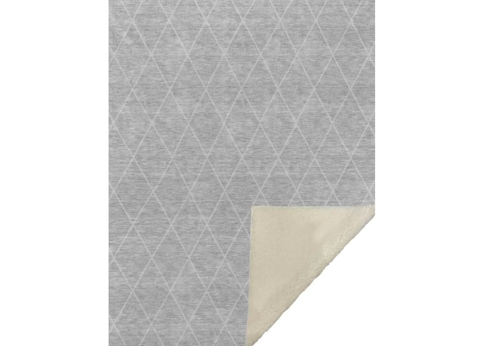 Dalyn Rug Company Trevi Gray 50''x70'' Style 3 Throw Blanket