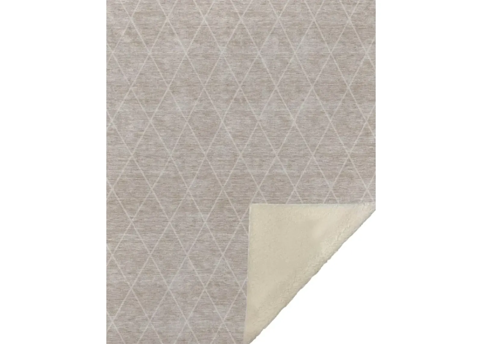 Dalyn Rug Company Trevi Beige 50''x70'' Style 2 Throw Blanket