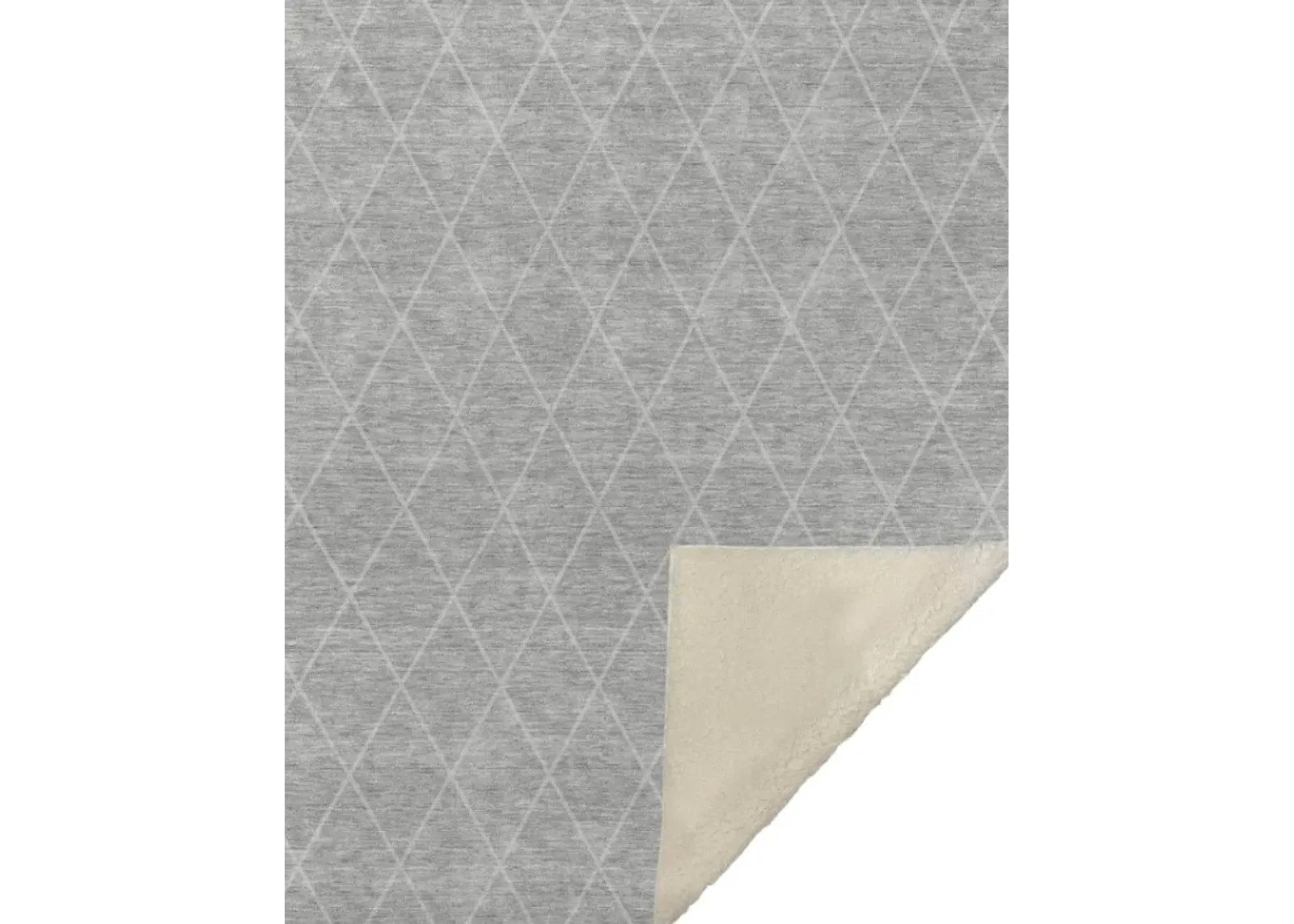 Dalyn Rug Company Trevi Gray 50''x70'' Style 5 Throw Blanket