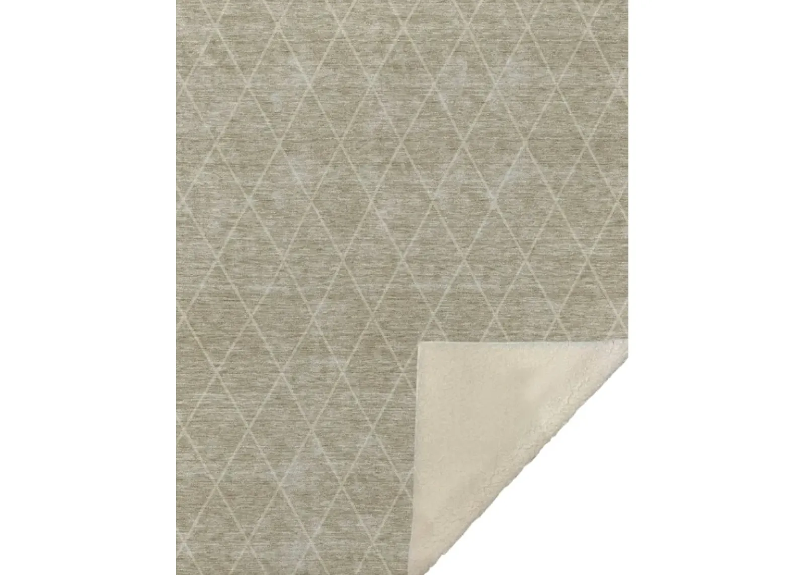 Dalyn Rug Company Trevi Tan 50''x70'' Style 1 Throw Blanket