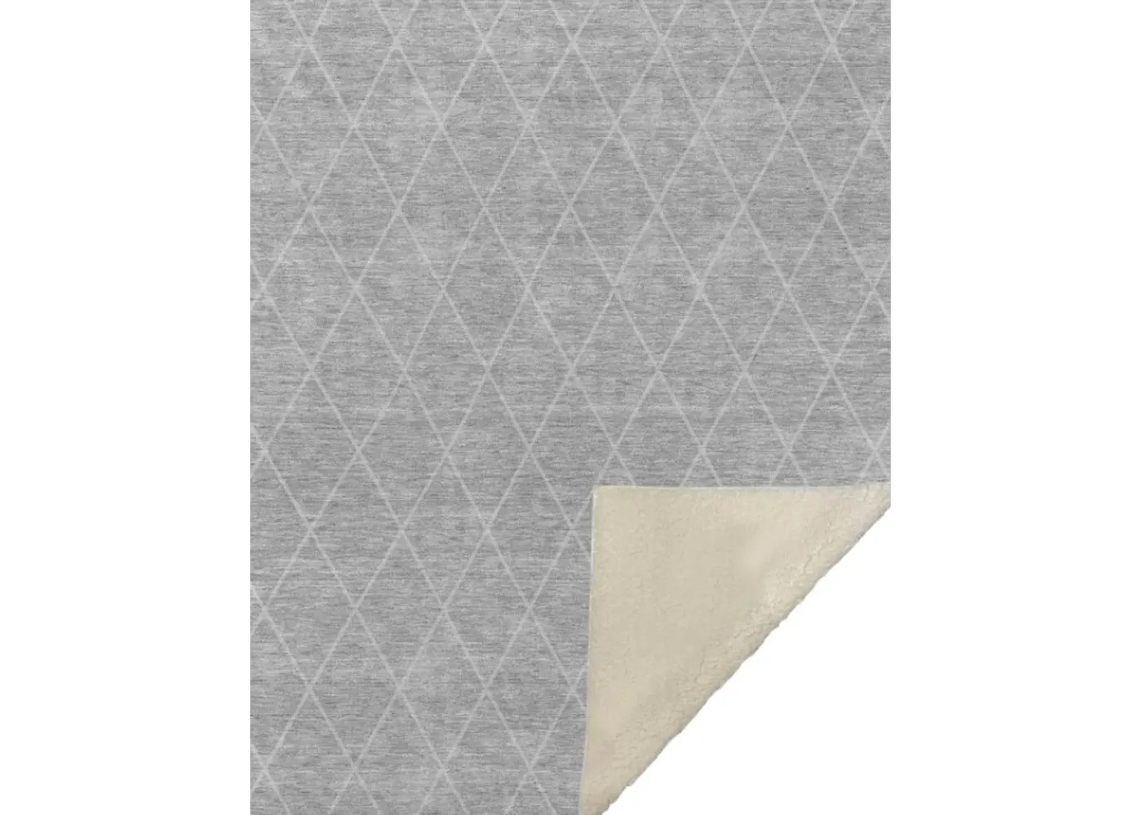 Dalyn Rug Company Trevi Gray 50''x70'' Style 6 Throw Blanket