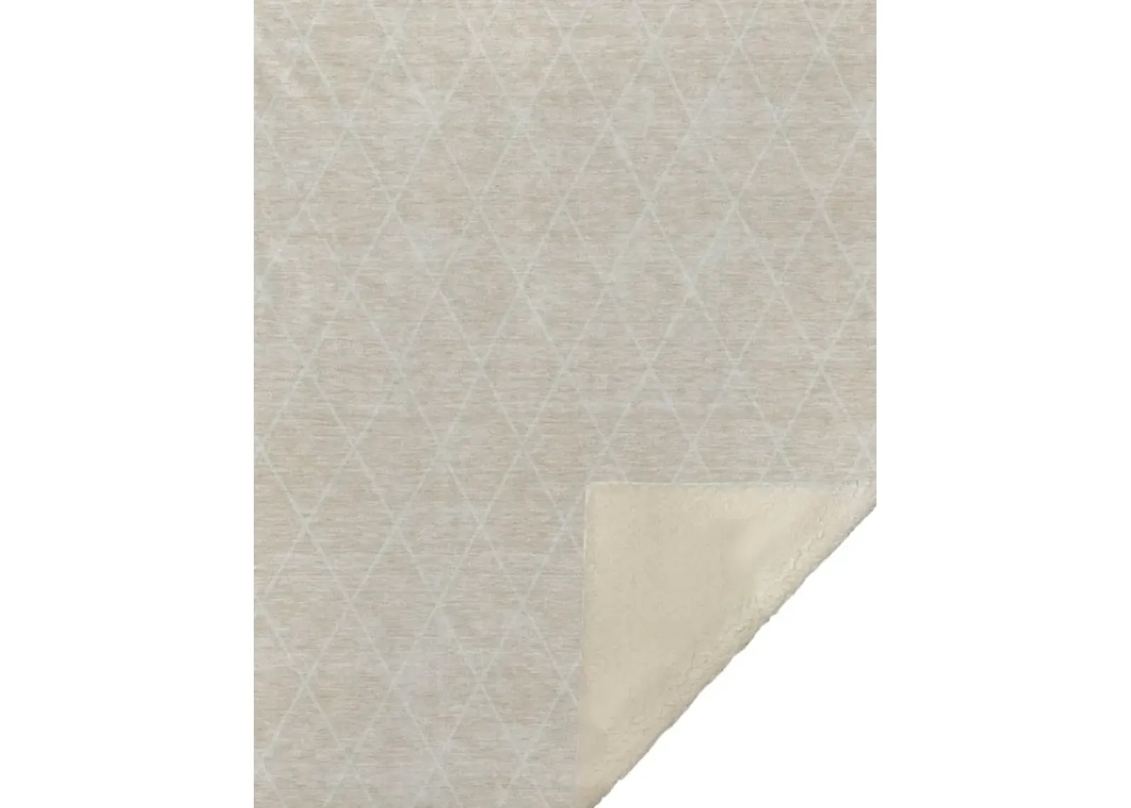 Dalyn Rug Company Trevi Ivory 50''x70'' Style 1 Throw Blanket