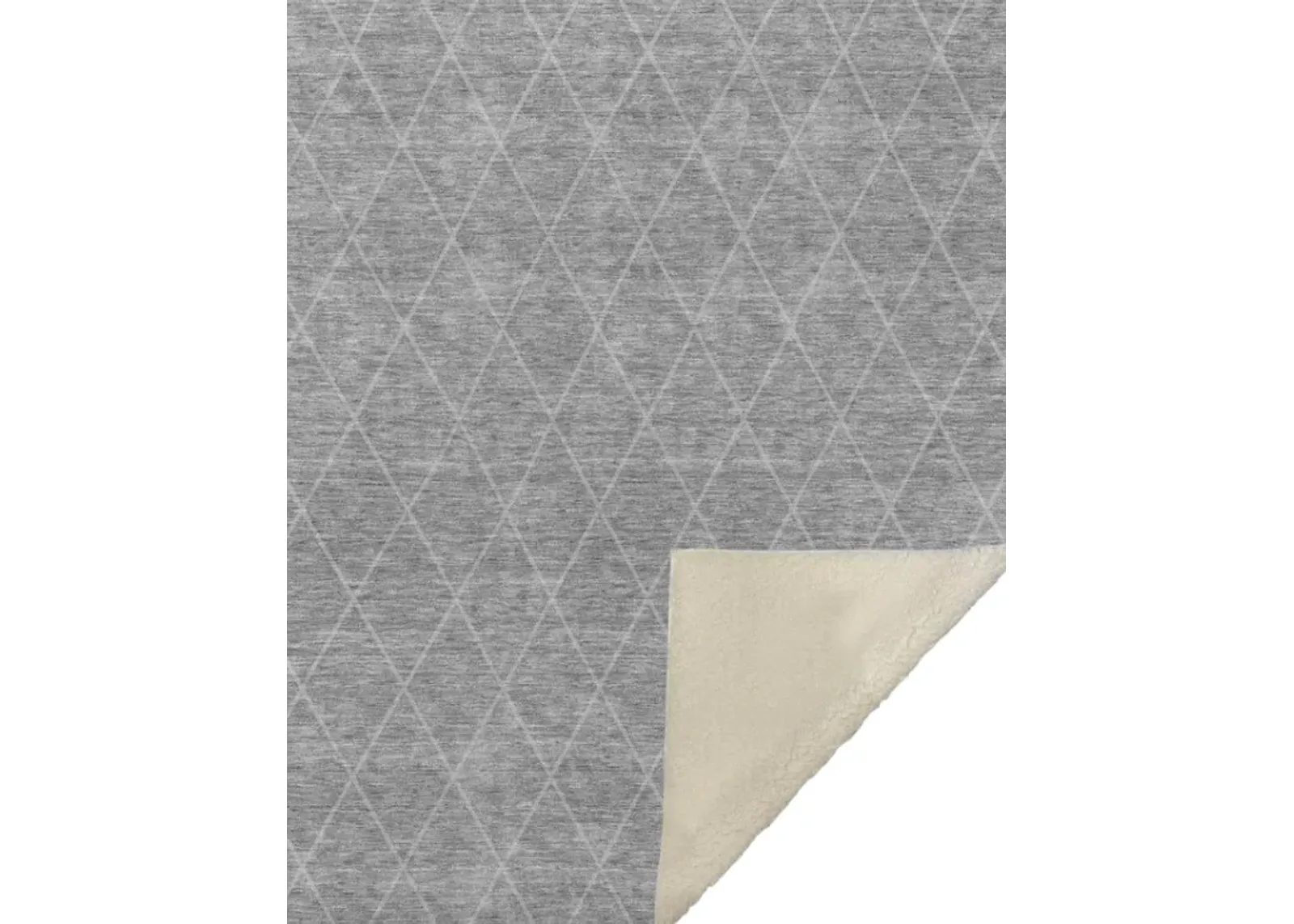 Dalyn Rug Company Trevi Gray 50''x70'' Style 7 Throw Blanket