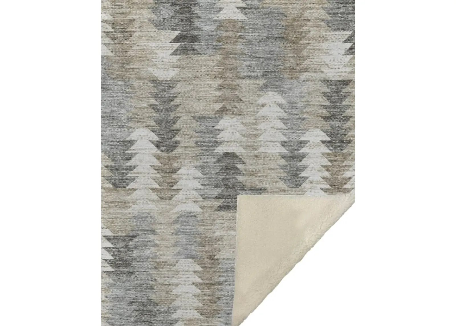 Dalyn Rug Company Trevi Taupe 50''x70'' Style 11 Throw Blanket