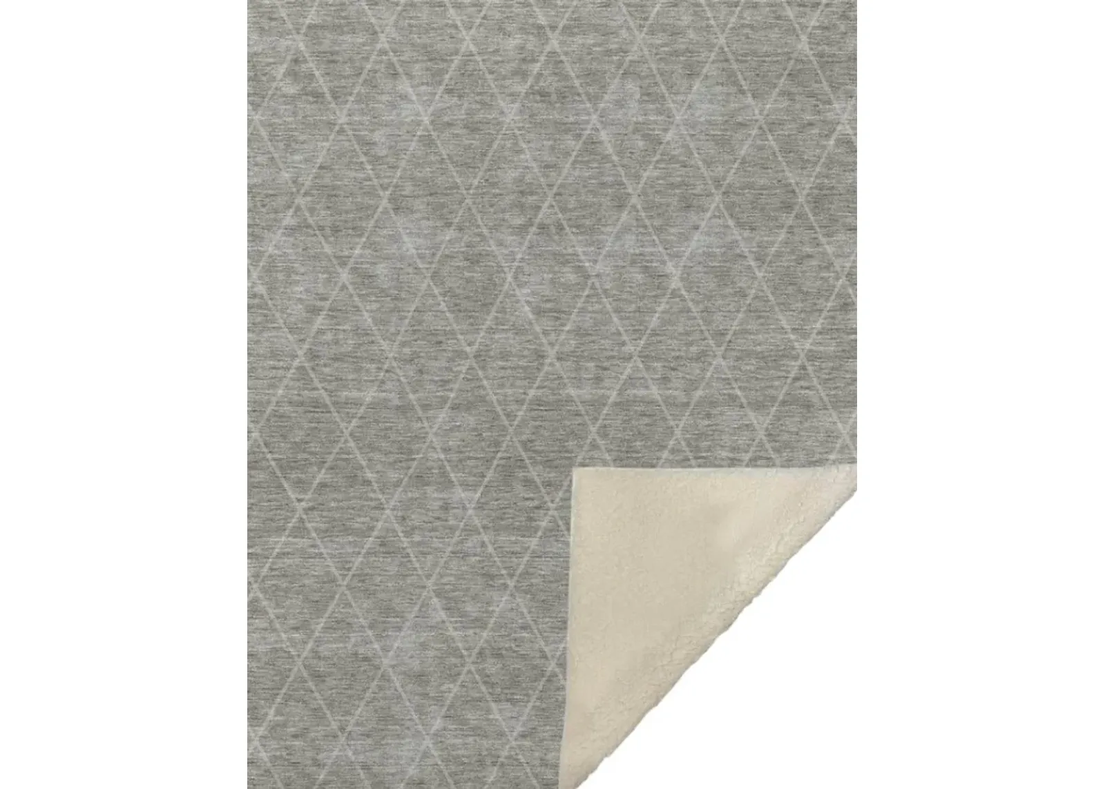 Dalyn Rug Company Trevi Gray 50''x70'' Style 8 Throw Blanket