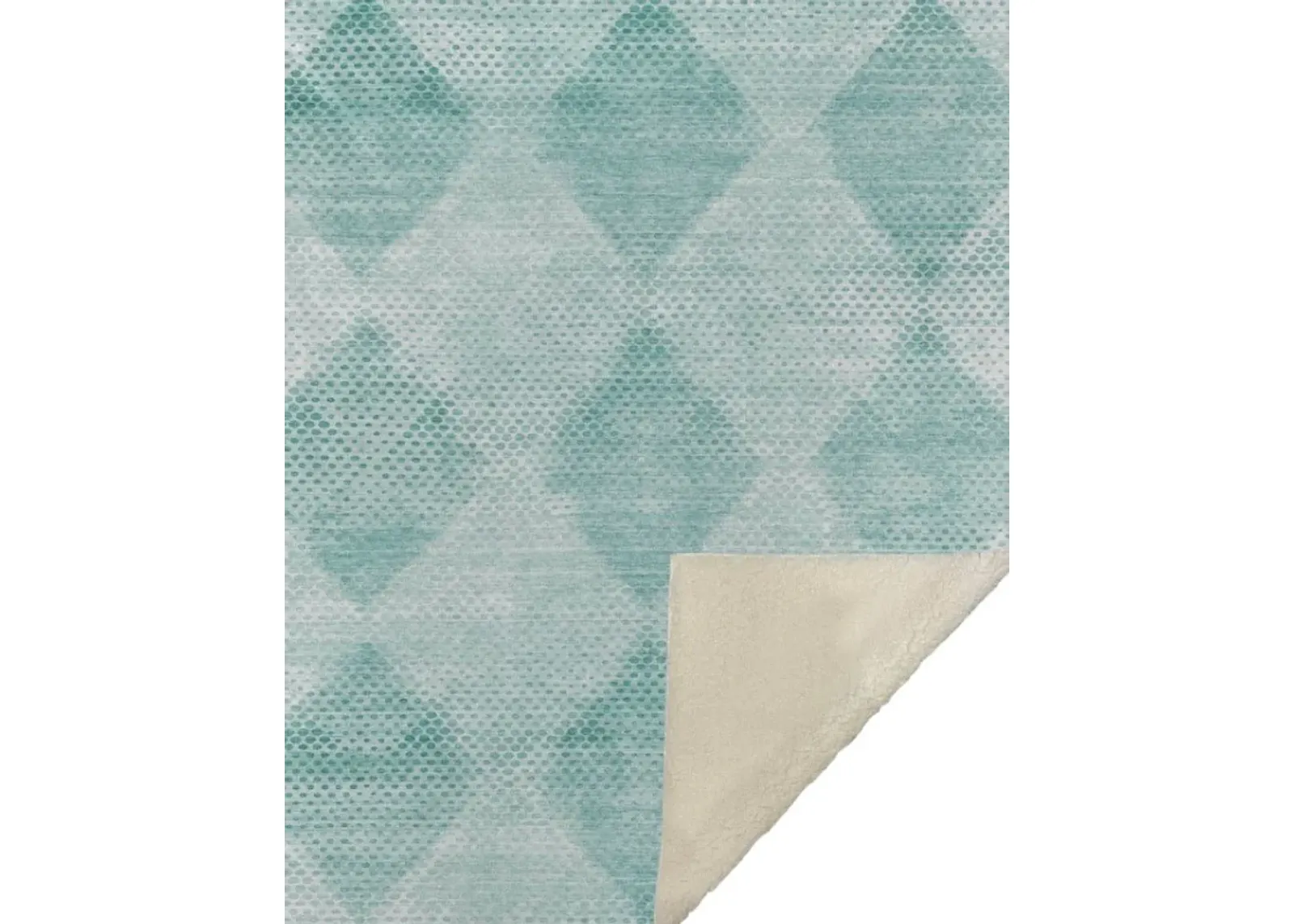 Dalyn Rug Company Trevi Teal 50''x70'' Style 4 Throw Blanket