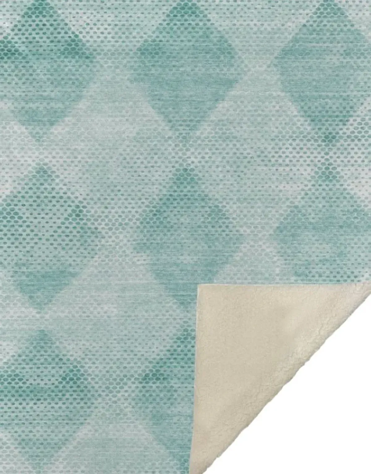 Dalyn Rug Company Trevi Teal 50''x70'' Style 4 Throw Blanket