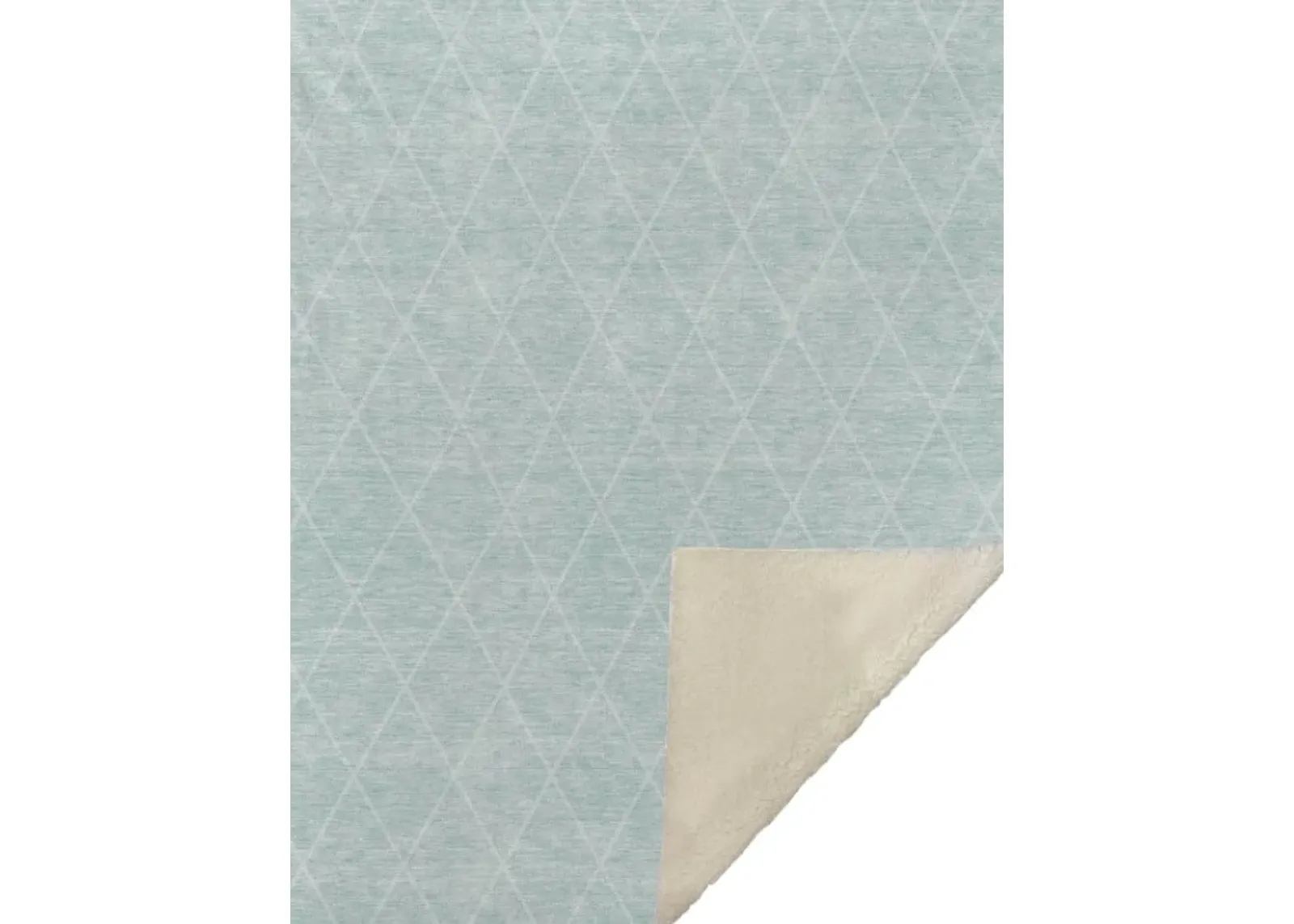 Dalyn Rug Company Trevi Aqua 50''x70'' Style 3 Throw Blanket