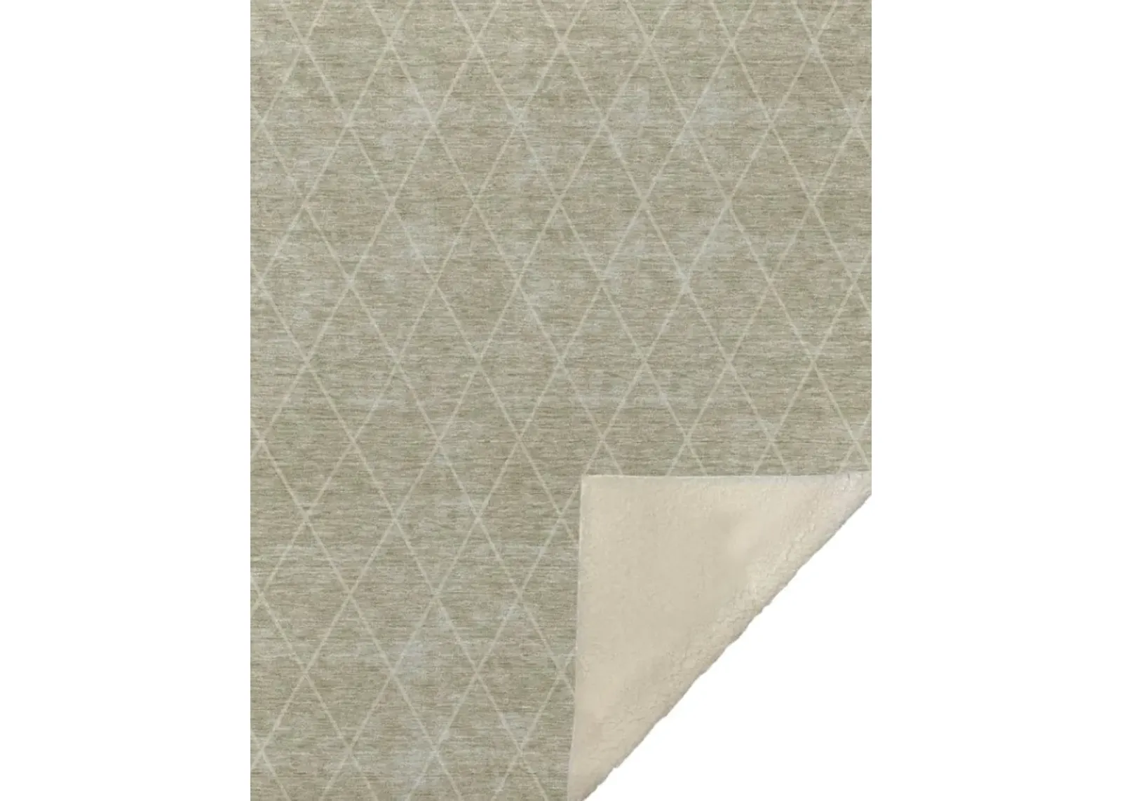 Dalyn Rug Company Trevi Taupe 50''x70'' Style 16 Throw Blanket