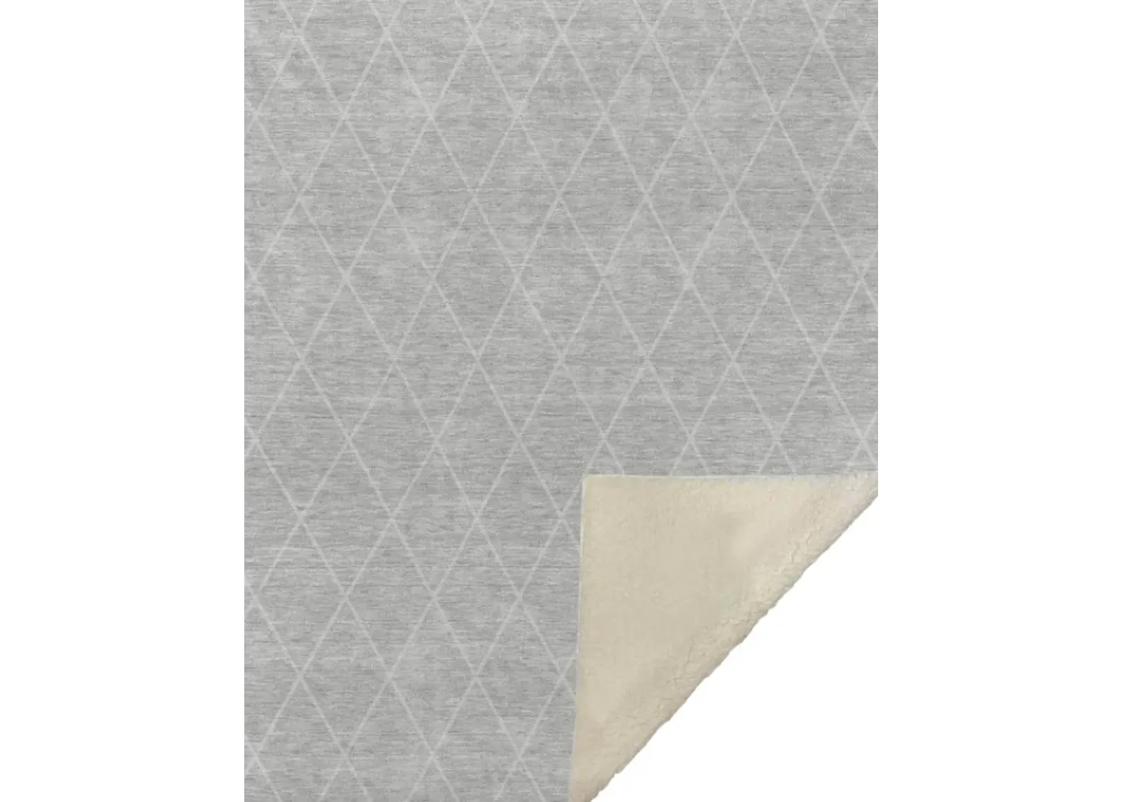 Dalyn Rug Company Trevi Silver 50''x70'' Style 4 Throw Blanket