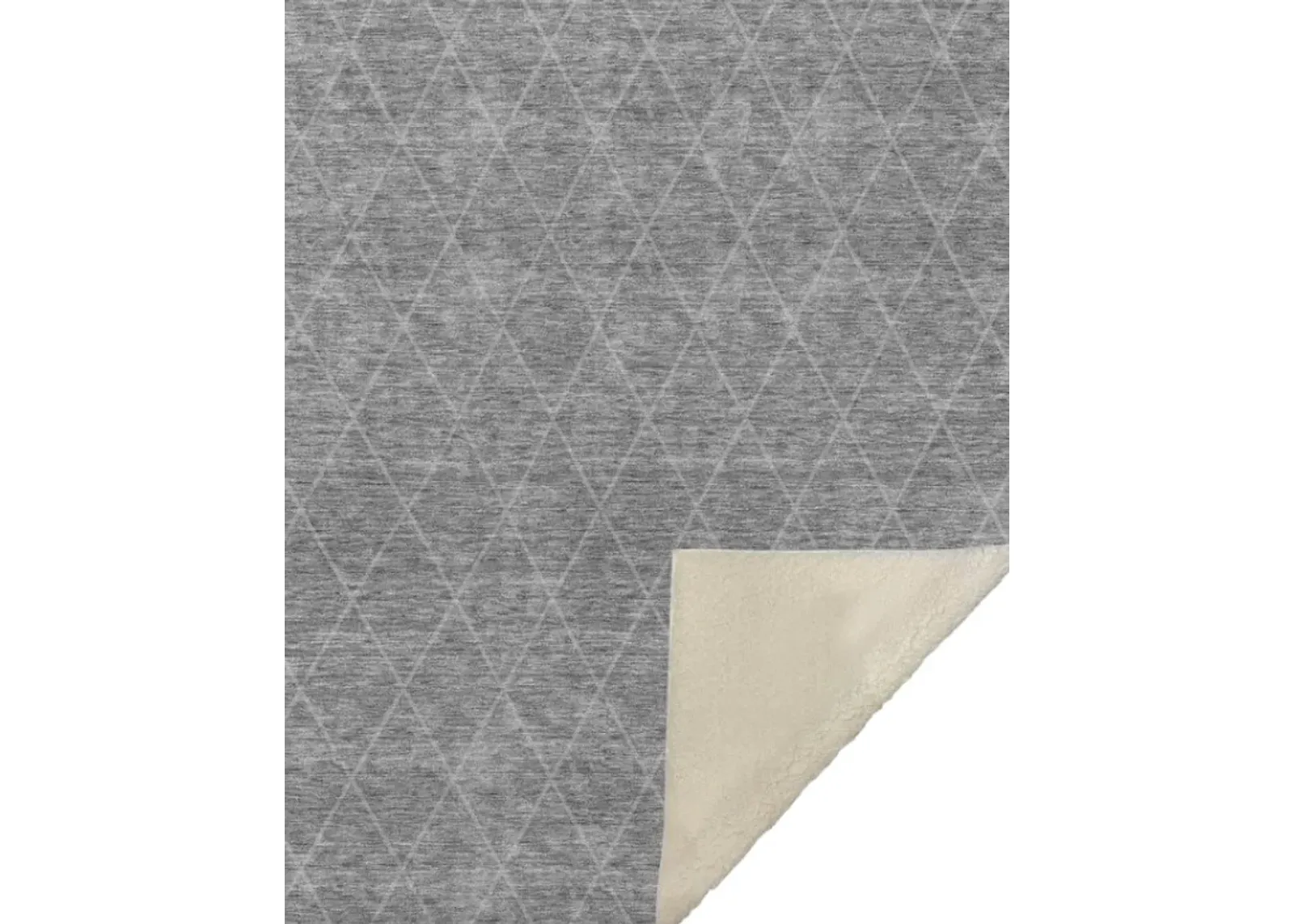 Dalyn Rug Company Trevi Gray 50''x70'' Style 10 Throw Blanket