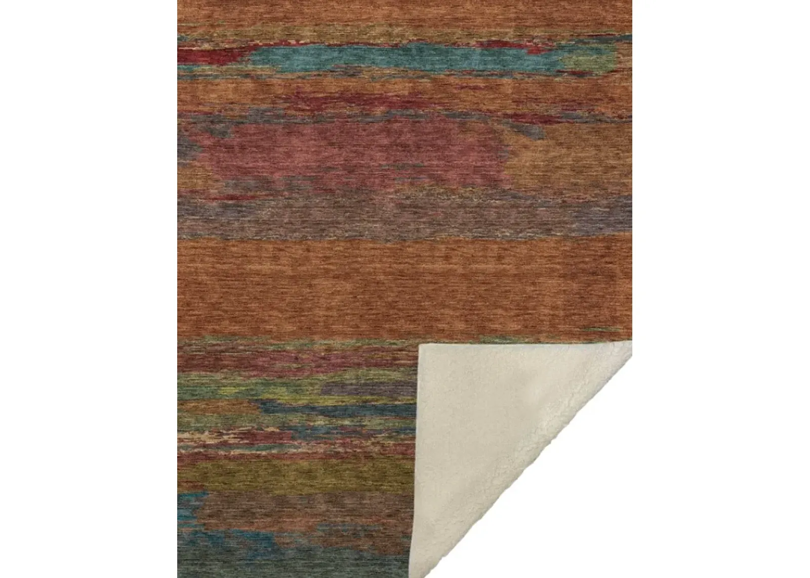 Dalyn Rug Company Trevi Terracotta 50''x70'' Style 1 Throw Blanket