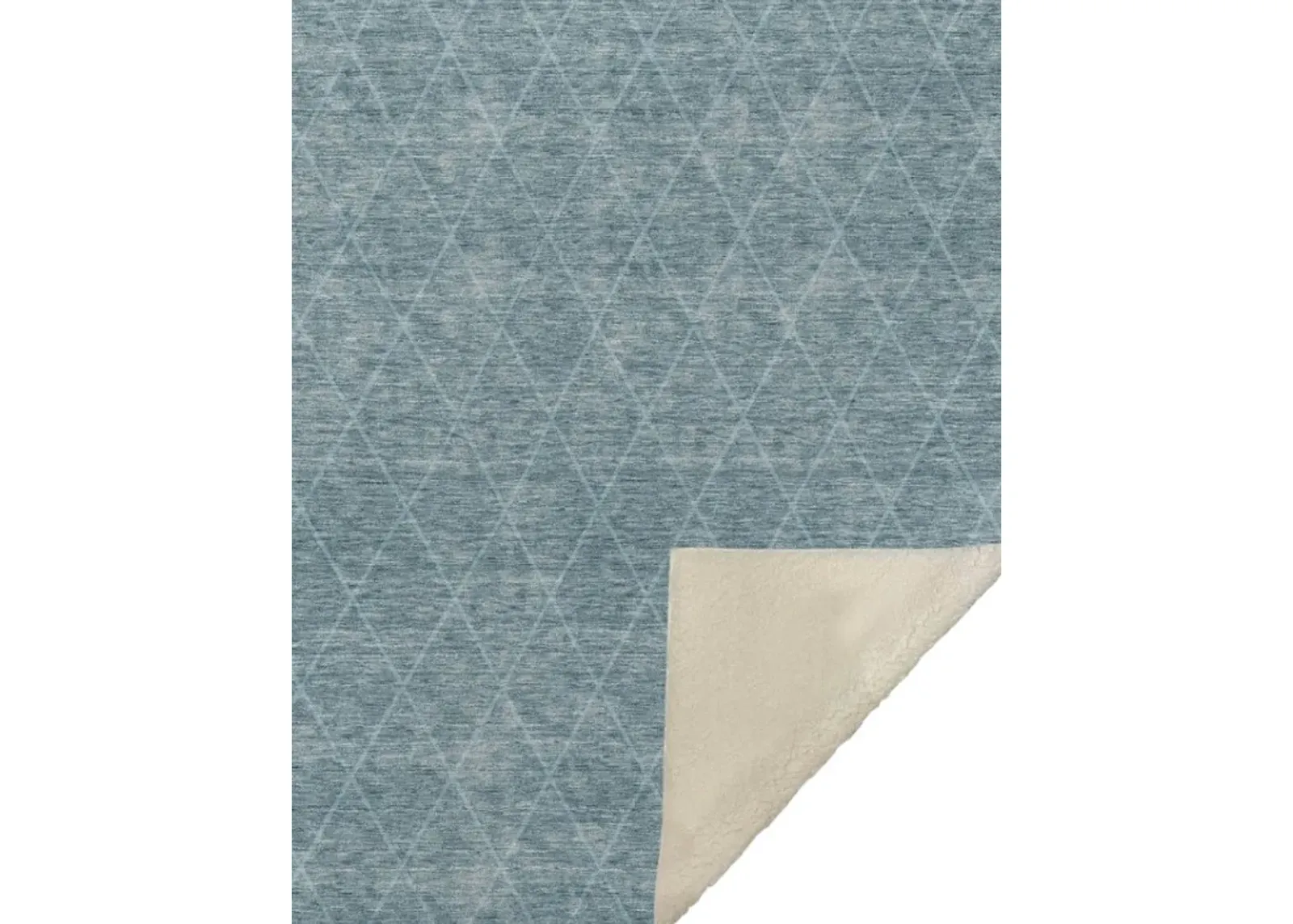 Dalyn Rug Company Trevi Blue 50''x70'' Style 6 Throw Blanket