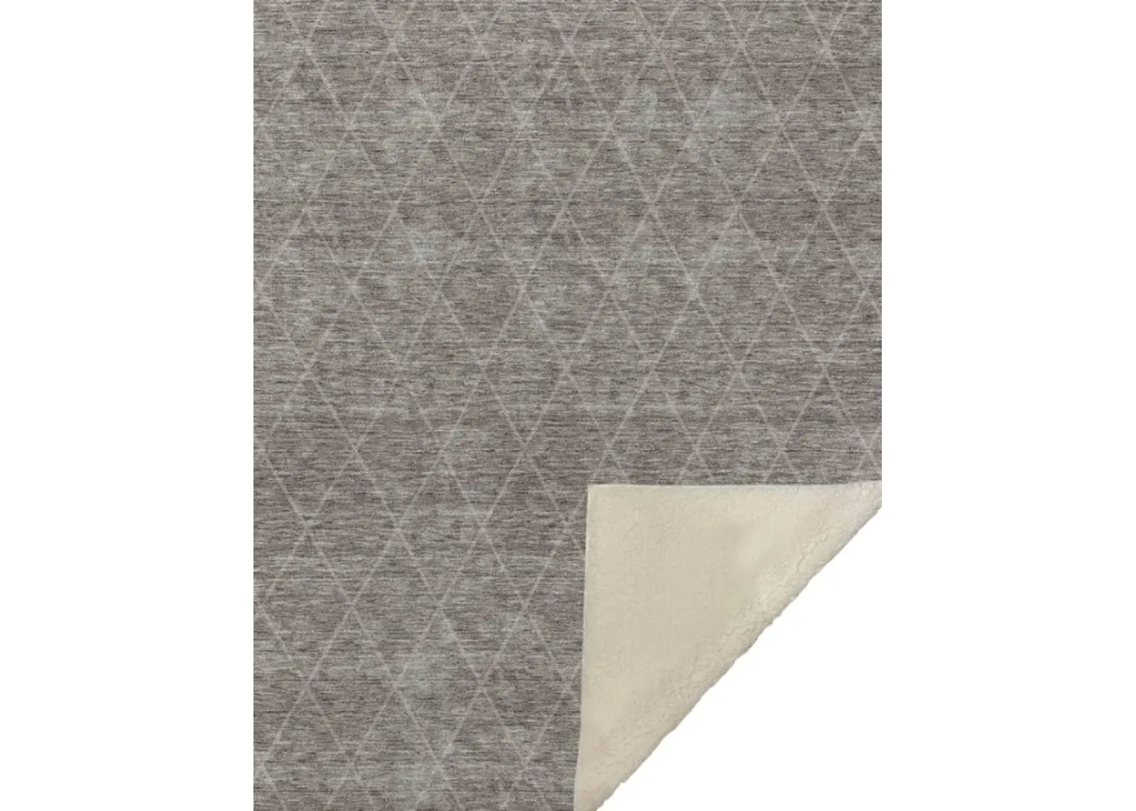 Dalyn Rug Company Trevi Taupe 50''x70'' Style 18 Throw Blanket