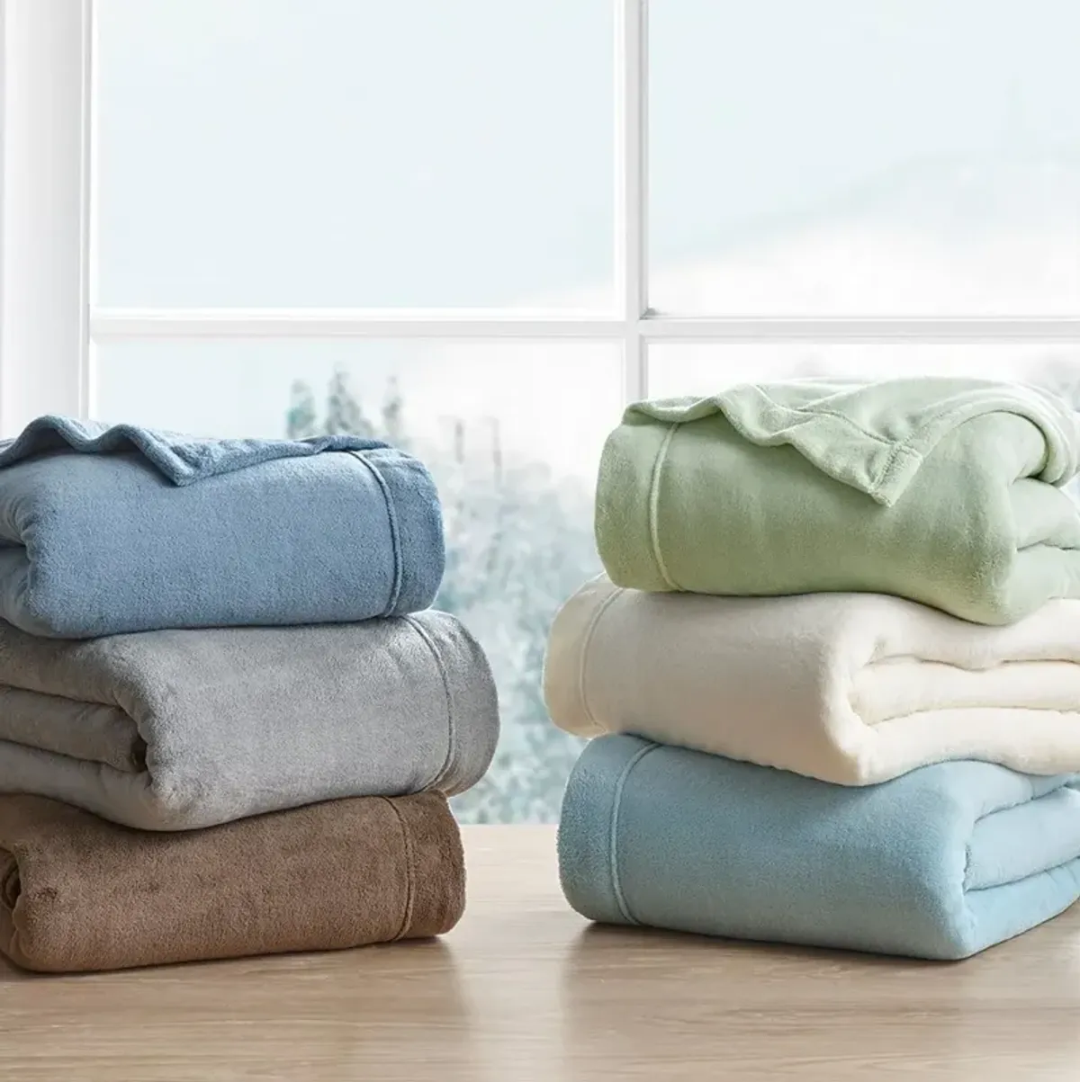 Olliix by True North by Sleep Philosophy Aqua Twin Soloft Plush Sheet Set