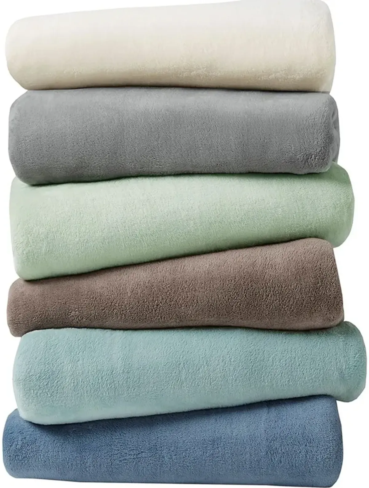 Olliix by True North by Sleep Philosophy Aqua Queen Soloft Plush Sheet Set