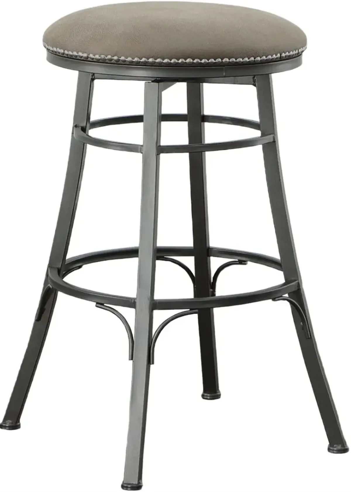 Steve Silver Co. Bali Gray Backless Swivel Counter Stool